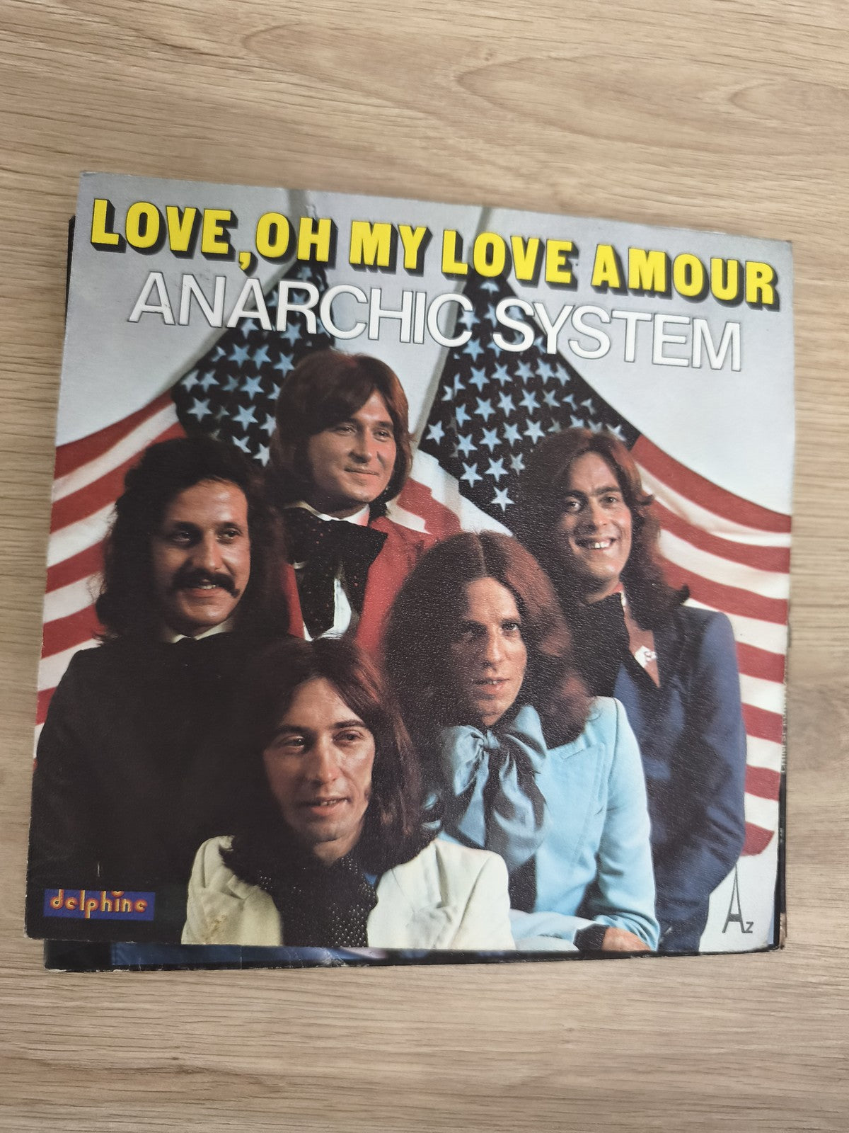 Vinyle 45T Anarchic System Love Oh My Love Amour pochette USA Delphine (Ref 1)