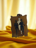 Médaille bronze vintage course à pied, athlétisme ancien, émail, rare