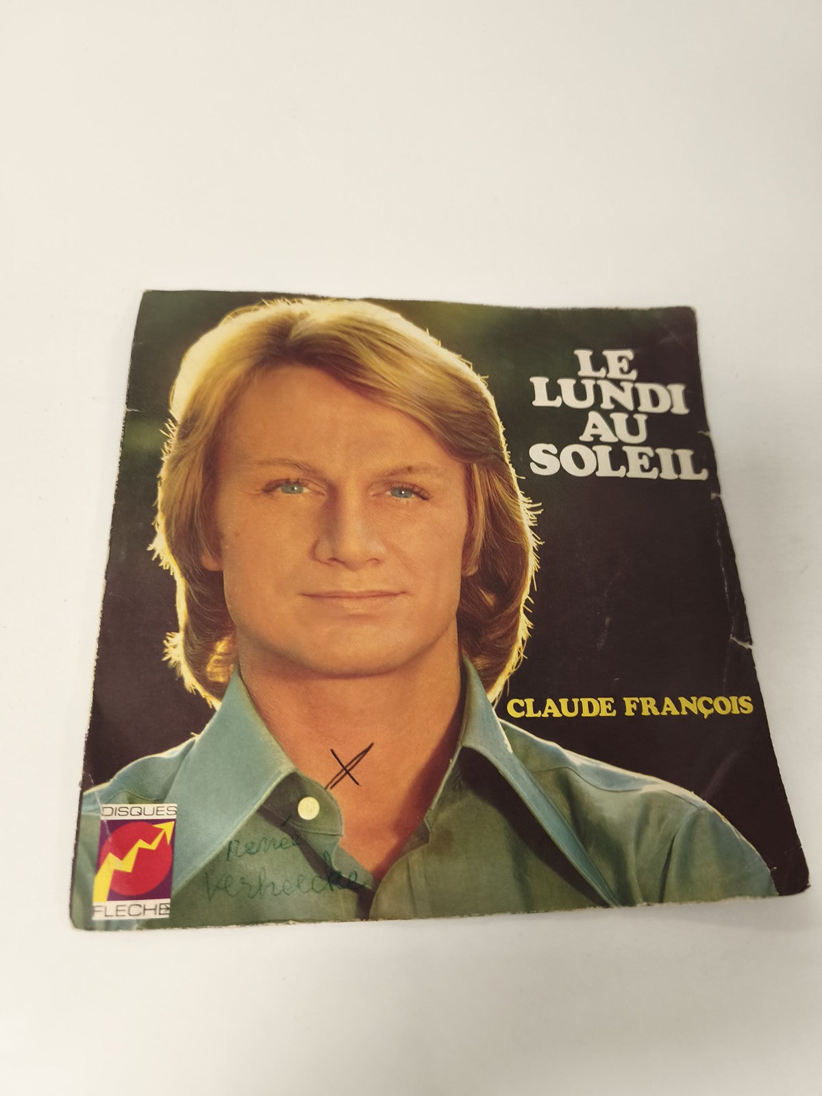 Vinyle 45 tours ancien Claude François rétro, disque vintage collection musique