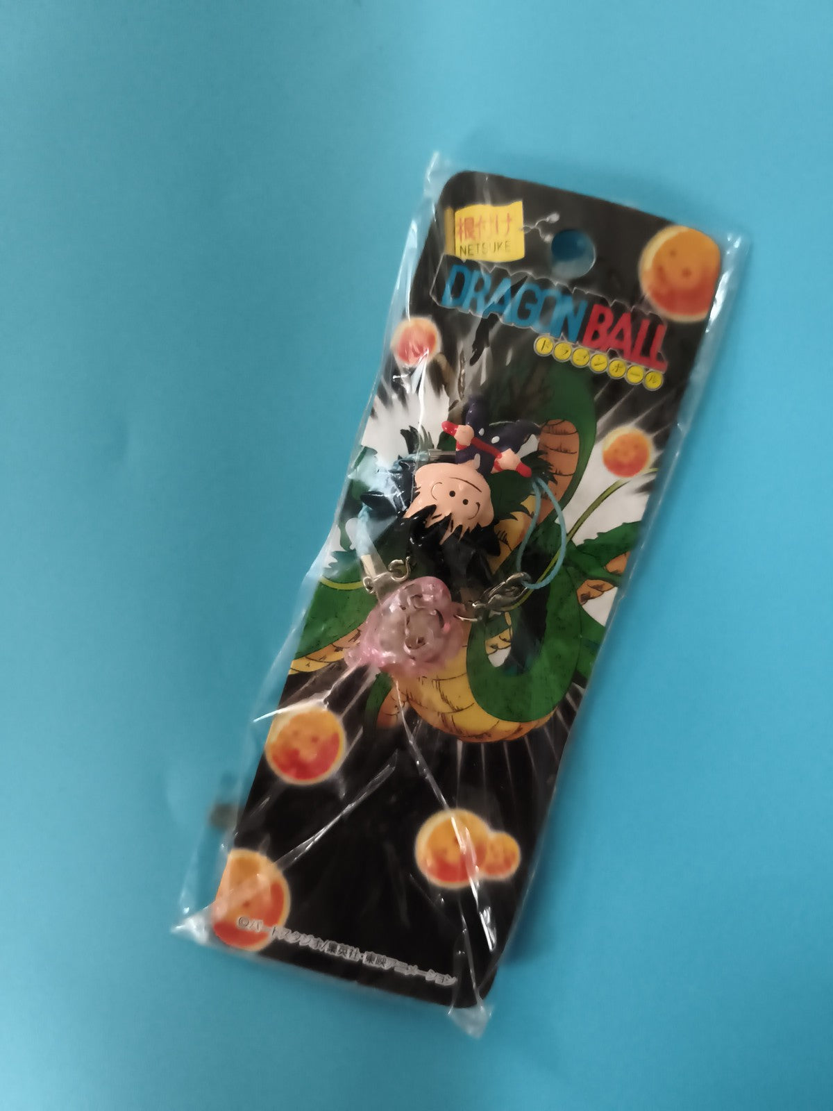 Figurine porte-clés Dragon Ball Z Gashapon Netsuke Goku Shenron blister