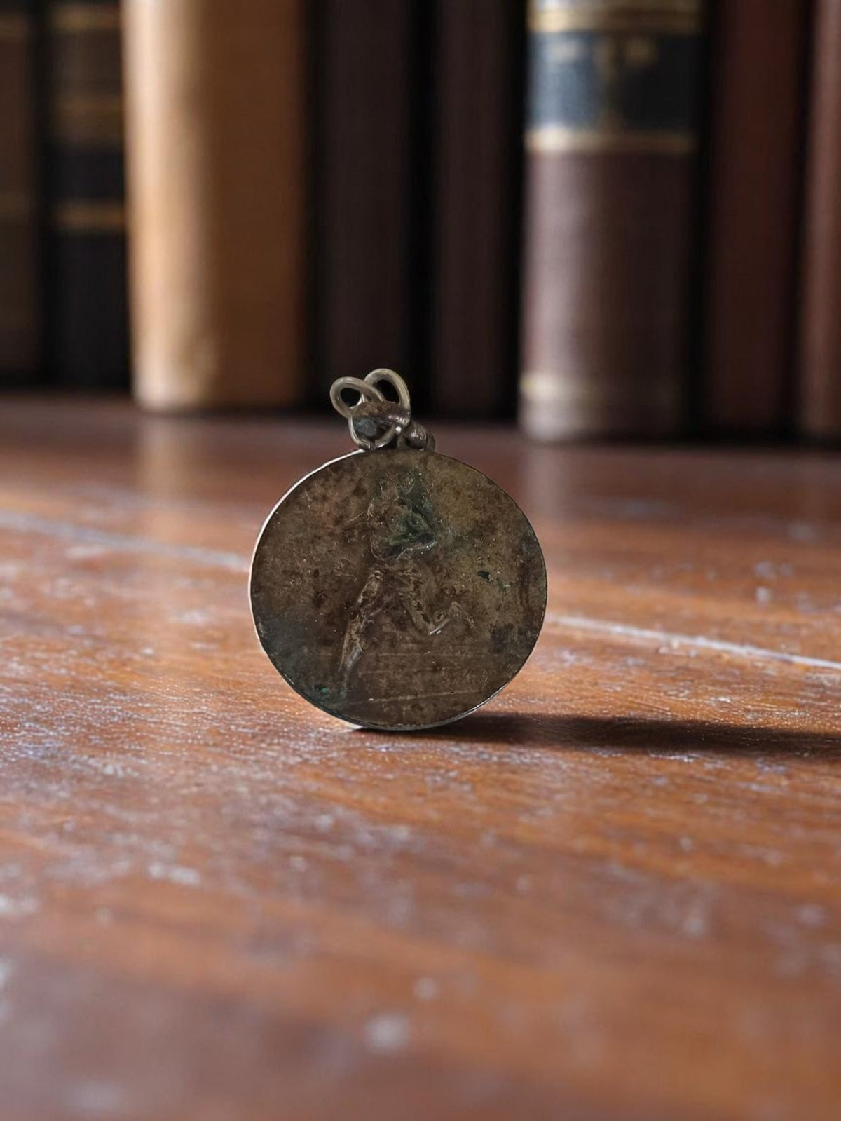 Médaille ancienne course à pied vintage – objet sportif décoratif