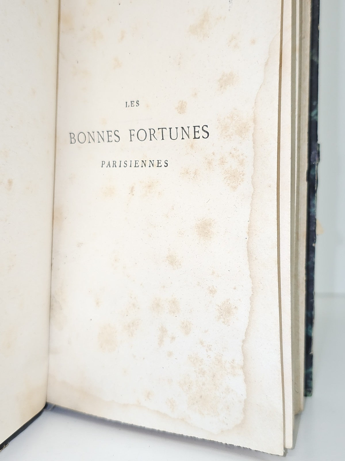 Ancien livre vintage Les bonnes fortunes roman rétro collection littérature rare