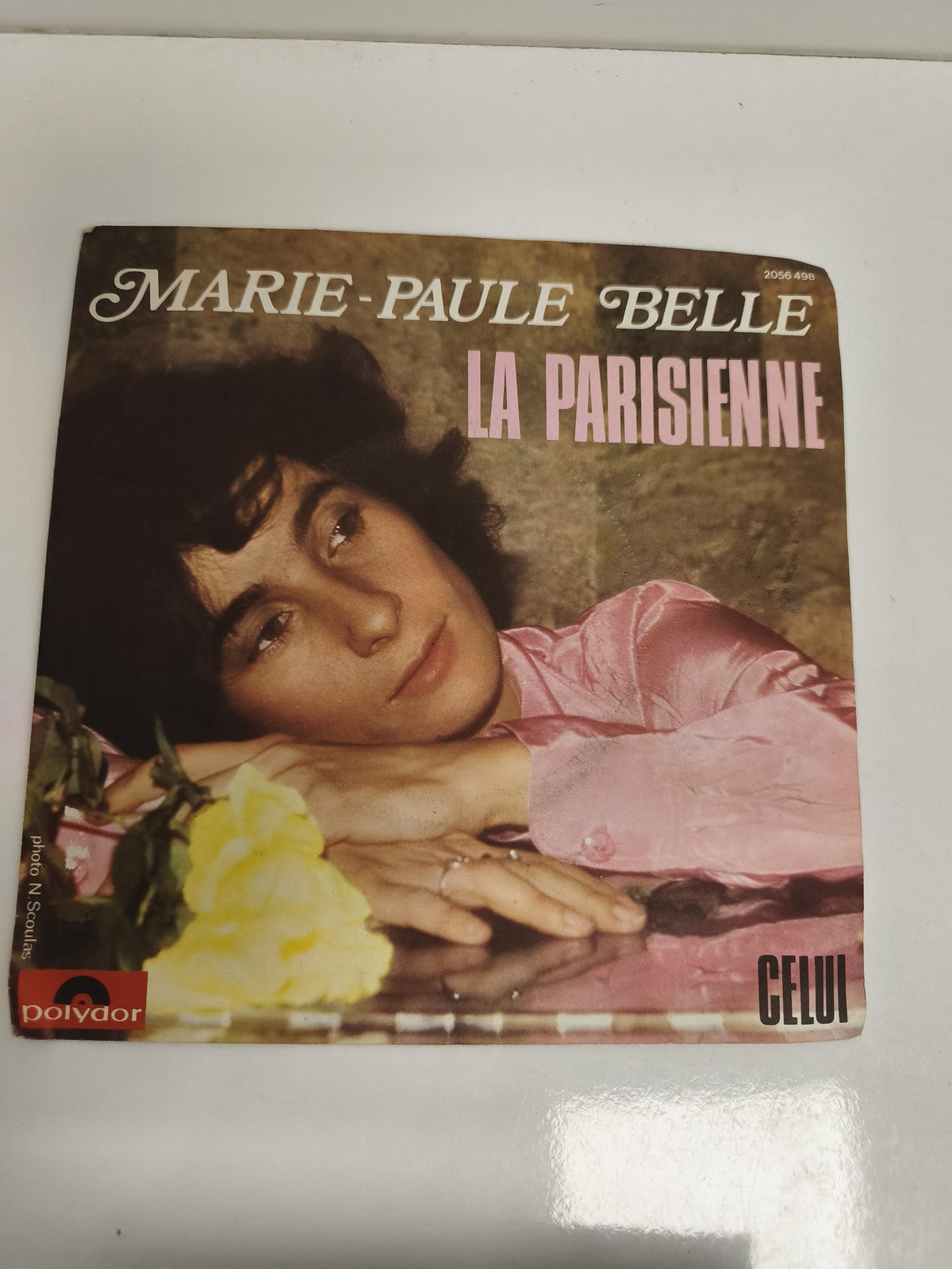 Vinyle 45 tours Marie-Paule Belle La Parisienne Polydor pochette couleur