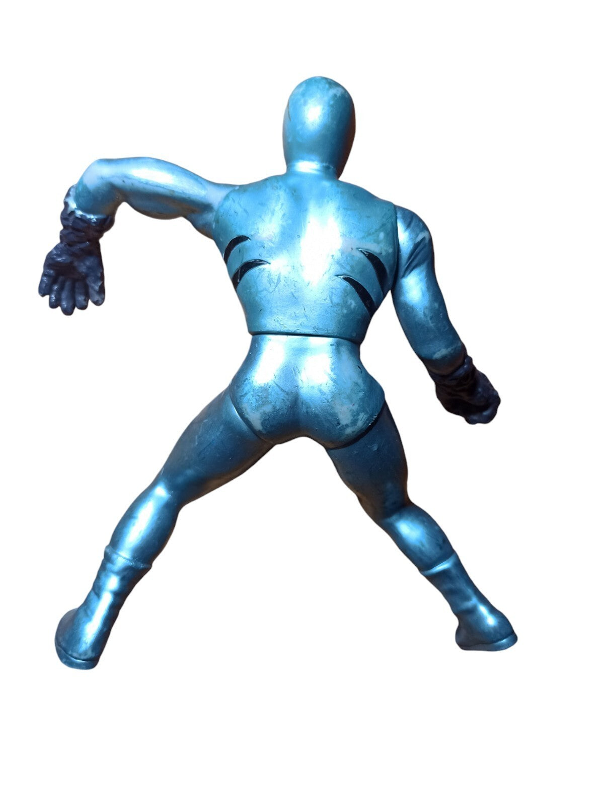 Figurine vintage Bandai Power Rangers Alien bleu 1998 monstre articulé