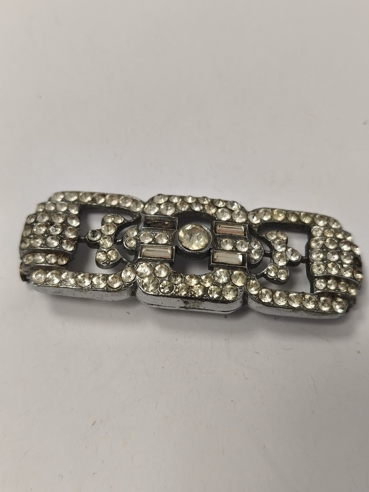 Broche rétro ancienne fantaisie, bijou vintage d'occasion pour collectionneur