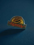 Pin's publicitaire vintage Speedy logo rétro ancien objet pub