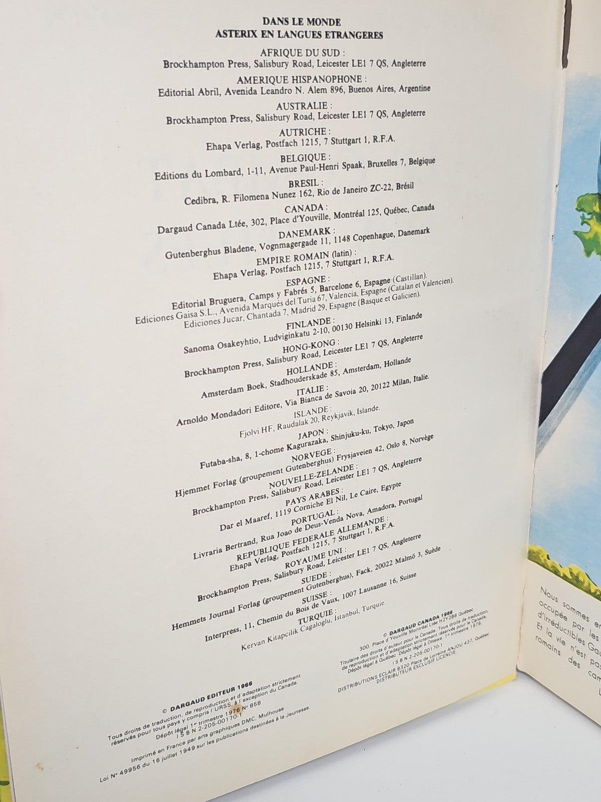 BD Astérix Le Combat des Chefs Goscinny Uderzo Dargaud 1966 édition originale EO