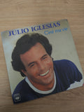 Vinyle 45T ancien Julio Iglesias disque rétro collection chanson française vinta