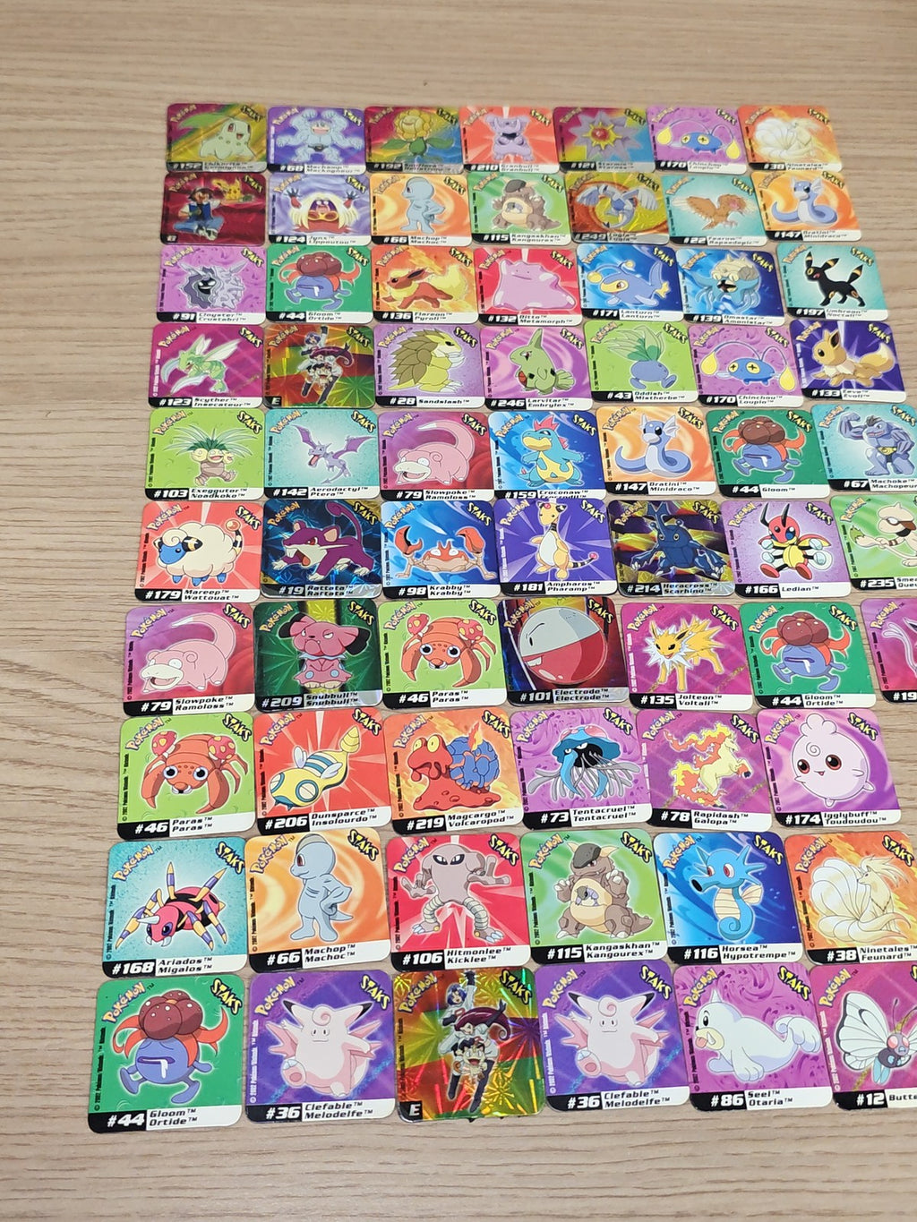 Lot ancien de stacks Pokémon vintage, collection rétro, rare, jeu années 90