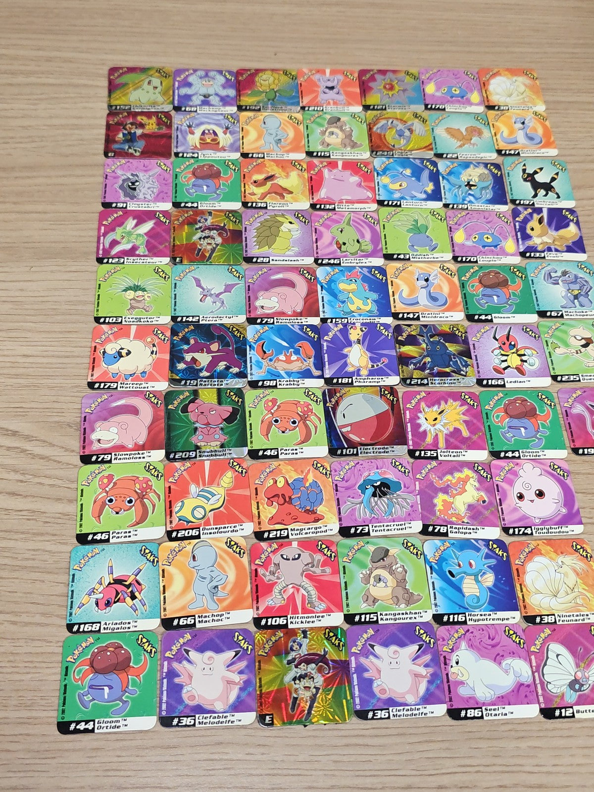 Lot ancien de stacks Pokémon vintage, collection rétro, rare, jeu années 90