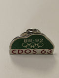 Pin's vintage CDOS ancien, badge rétro collection sport olympique rare occasion