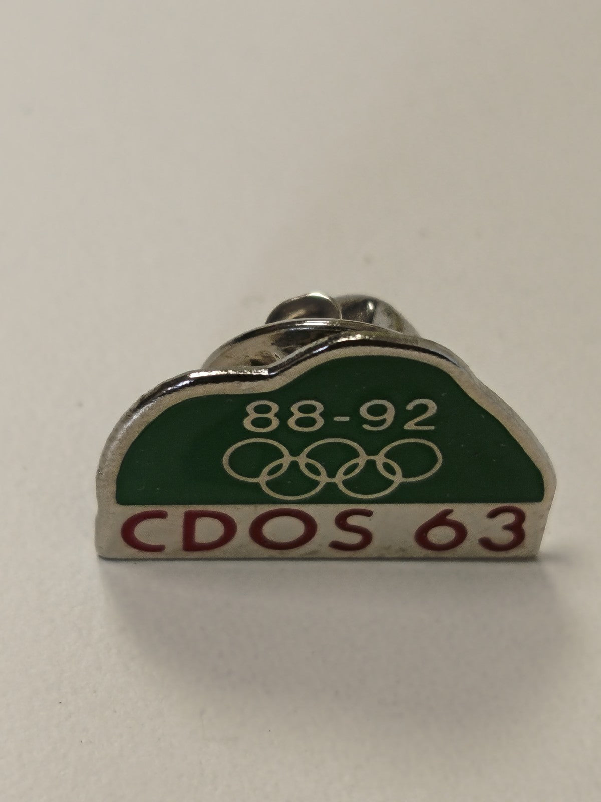 Pin's vintage CDOS ancien, badge rétro collection sport olympique rare occasion