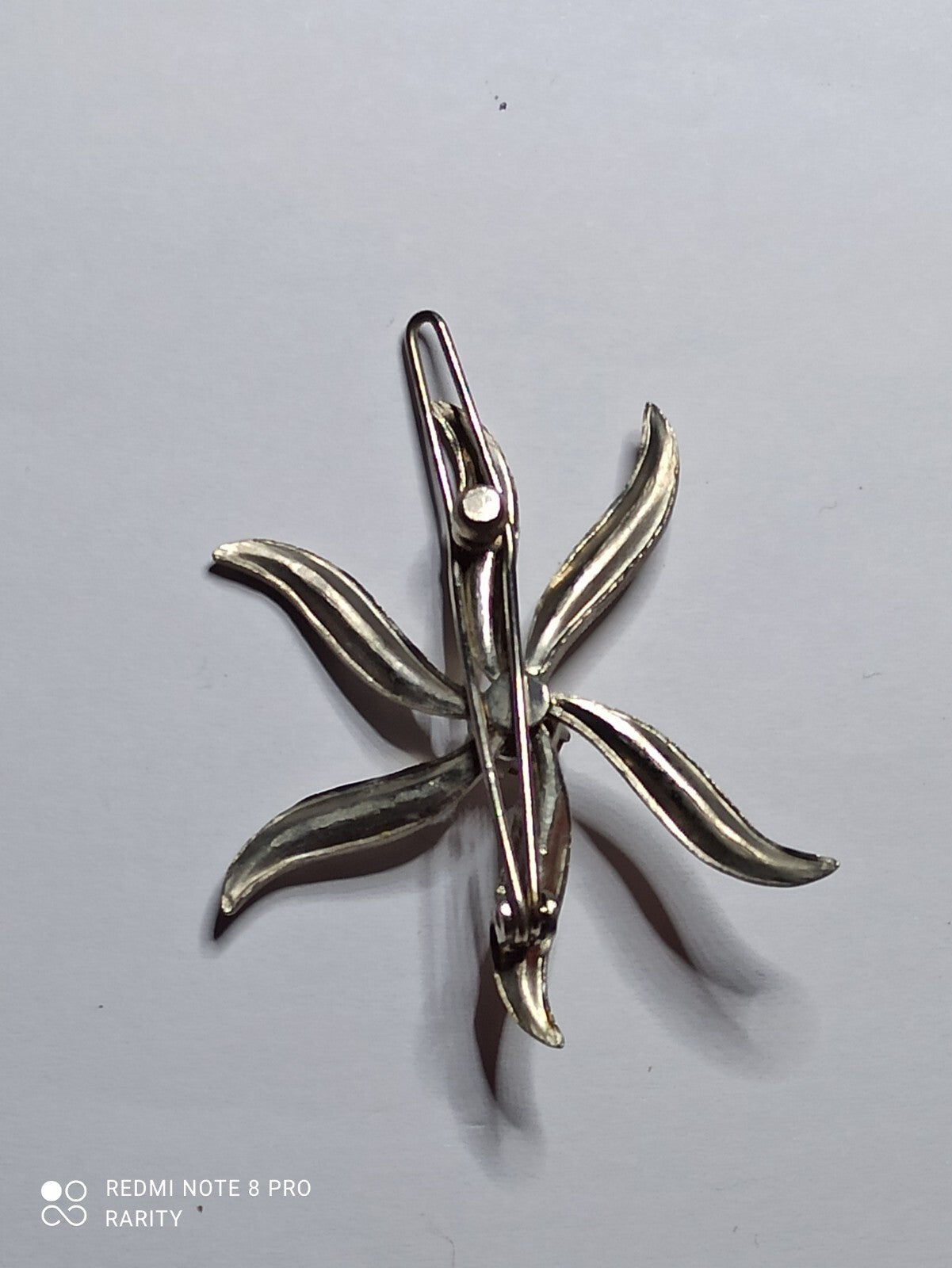 Barrette vintage étoile strass, pince cheveux fantaisie rétro