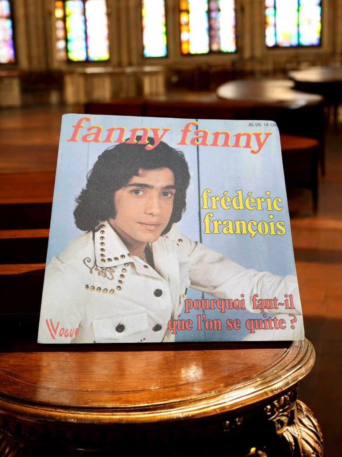 Vinyle 45 tours Frédéric François Fanny Fanny Vogue vintage pochette photo