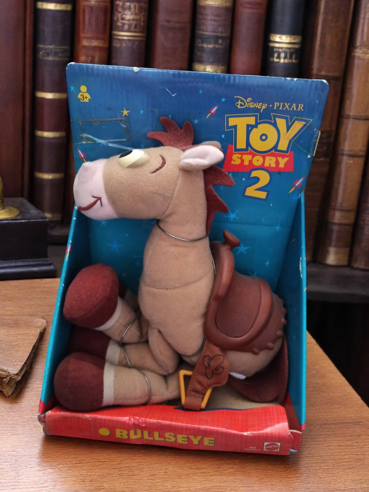 Peluche Bullseye Toy Story 2 Mattel vintage Disney Pixar en boîte d’origine