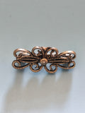 Broche vintage ancienne fantaisie rétro bijou original pour collection ou cadeau