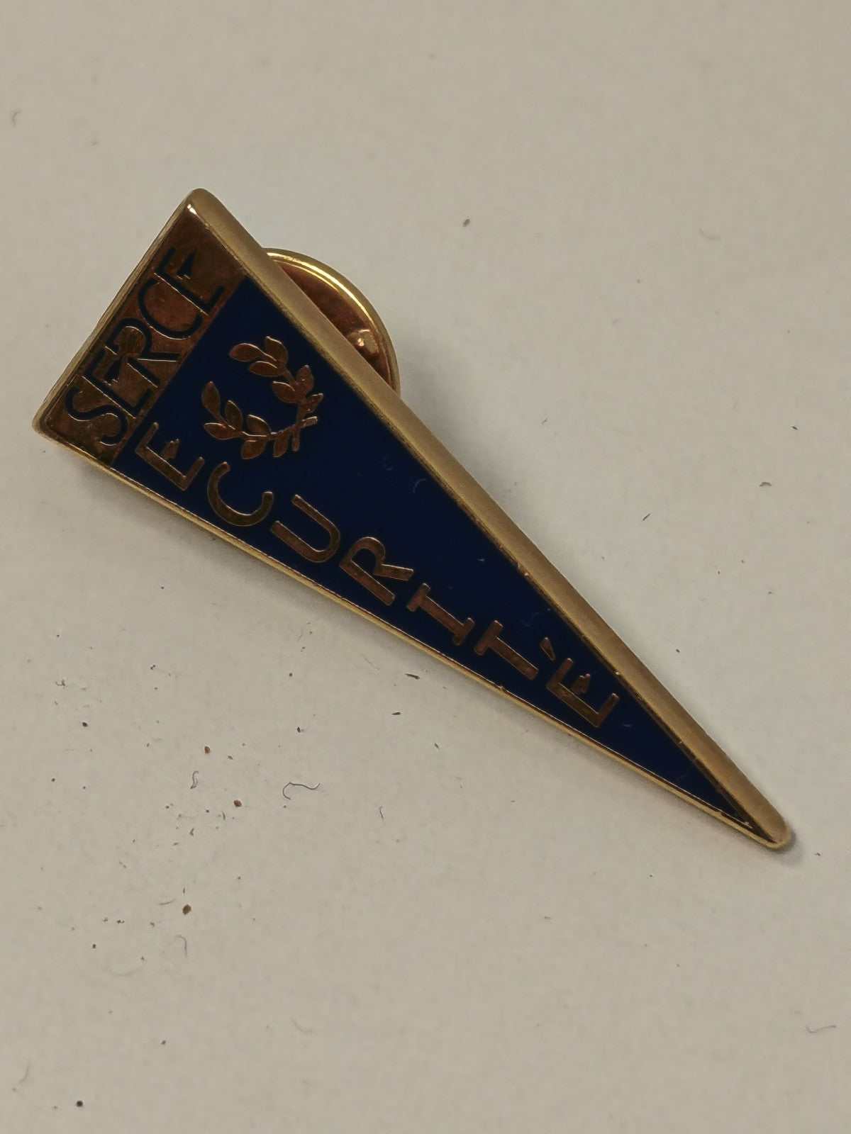 Pin's ancien rétro Ecurité, badge collection vintage années 80/90 rare