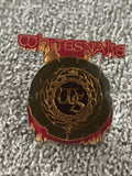 Pin's Whitesnake logo métal émaillé rock hard US (Ref 20) badge broche