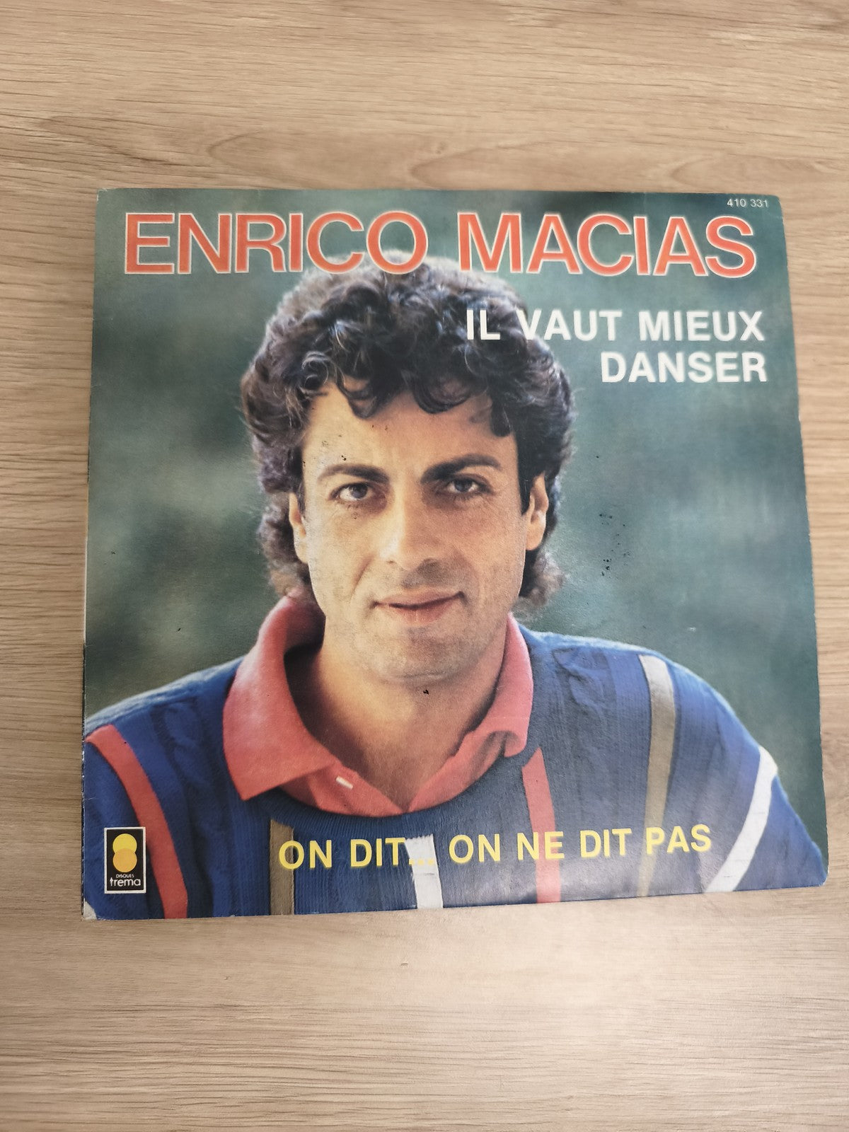 Vinyle 45 tours Enrico Macias Il Vaut Mieux Danser pochette couleurs (Ref 2)