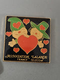 Pin's ancien rétro France Télécom ? Badge vintage collection télécommunications