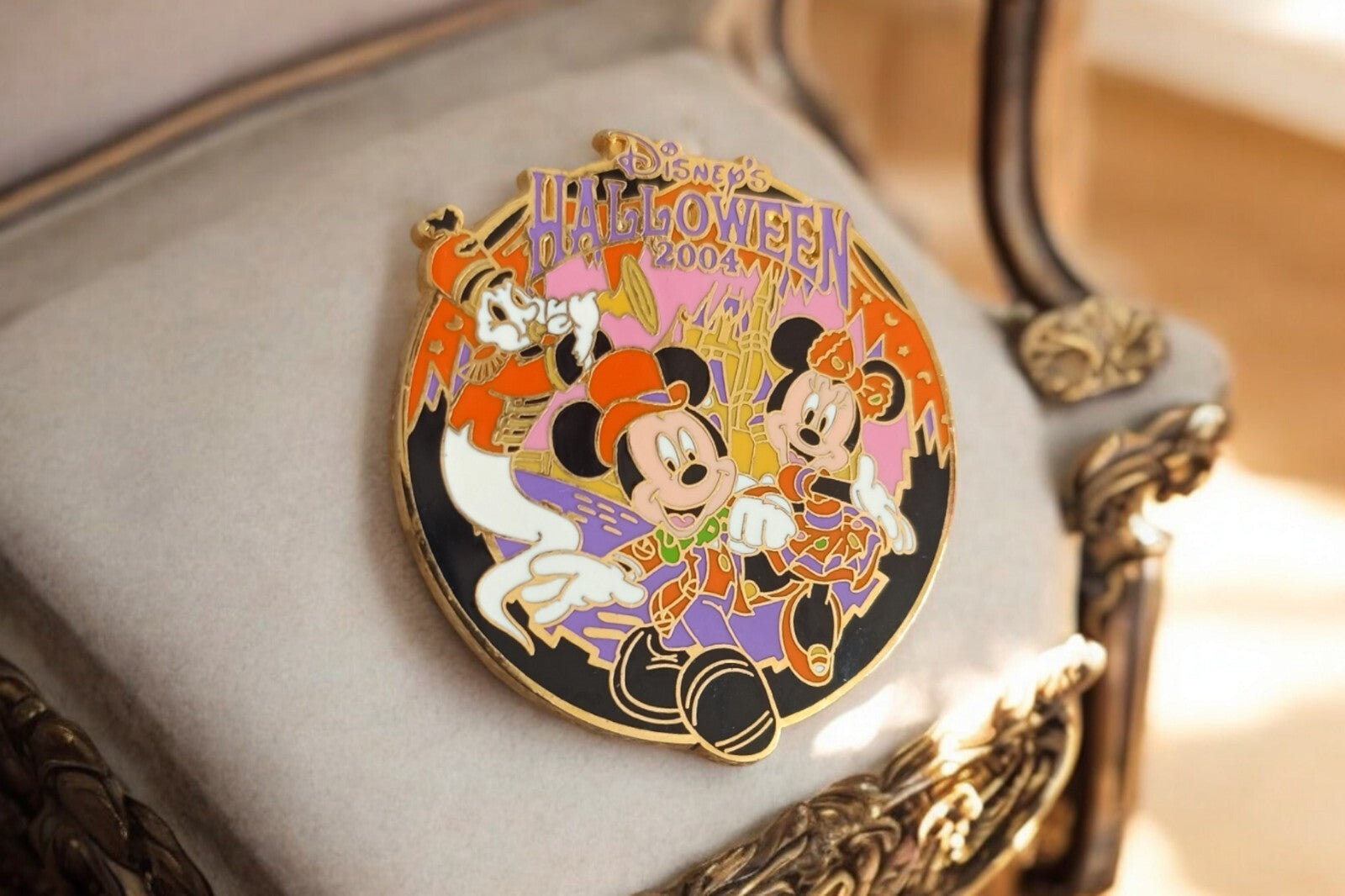 Pin's Disney Halloween 2004 Tokyo Disneyland ? Mickey Minnie Goofy ? Edition rar