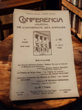 Revue universitaire Conférencia 1920 journal Université des Annales ancien vinta