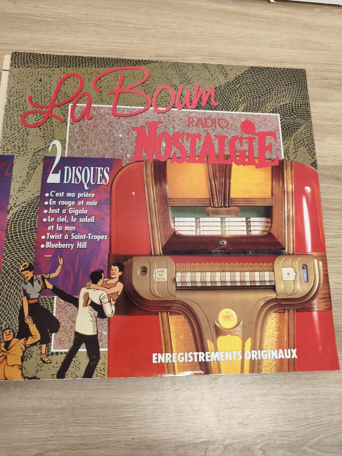 Vinyle 33T La Boum Radio Nostalgie 2 disques enregistrements originaux