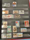 Lot anciens timbres oblitérés Grèce collection philatélie thématiques variées