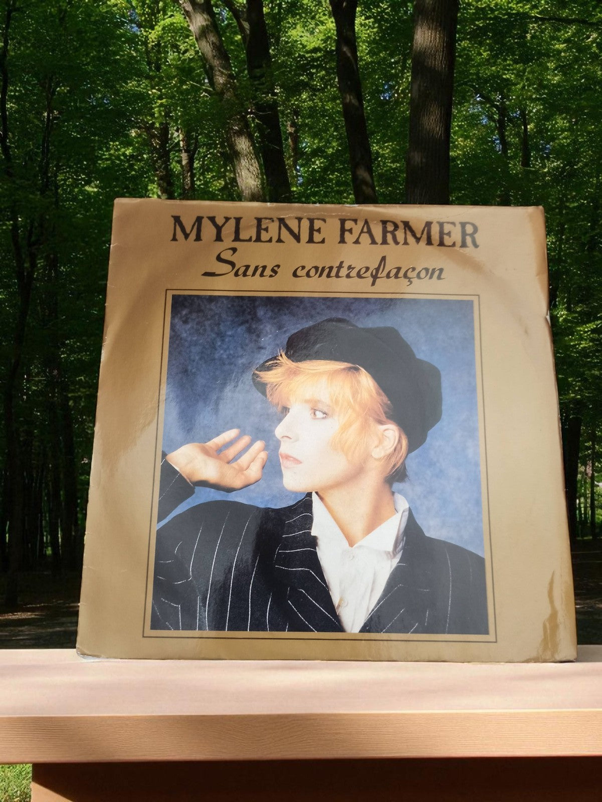 Vinyle Mylène Farmer Sans contrefaçon ancien rétro 45 tours musique française