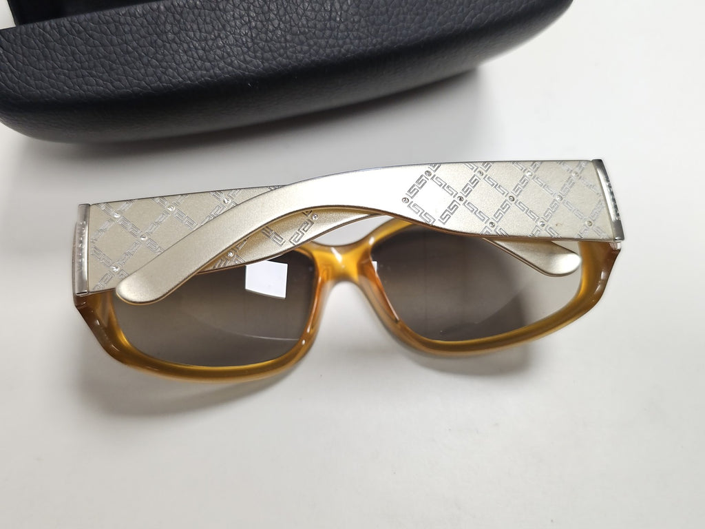 Lunettes de soleil femme Versace 4132-B, monture élégante, protection UV