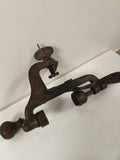 Ancien outil de sertissage Ancienne, métal patiné, poignée bois vintage