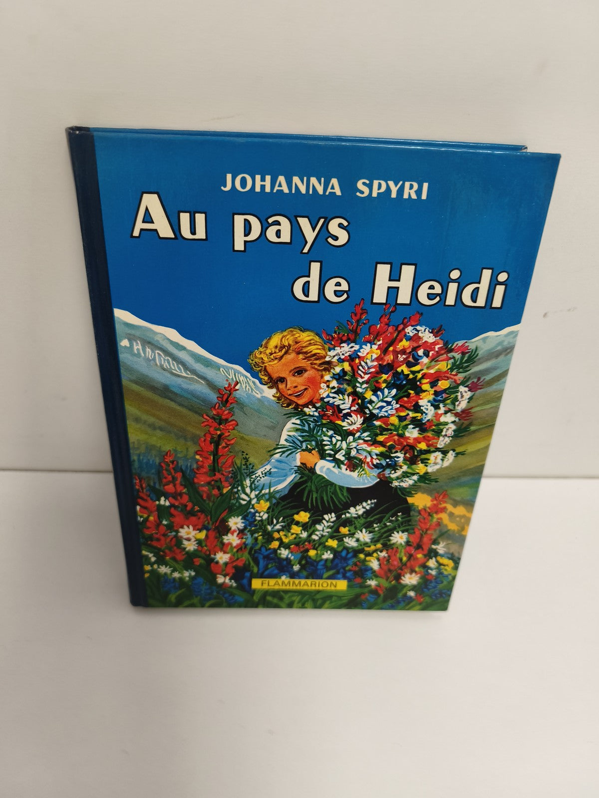 Livre ancien Au pays de Heidi Johanna Spyri Flammarion couverture illustrée