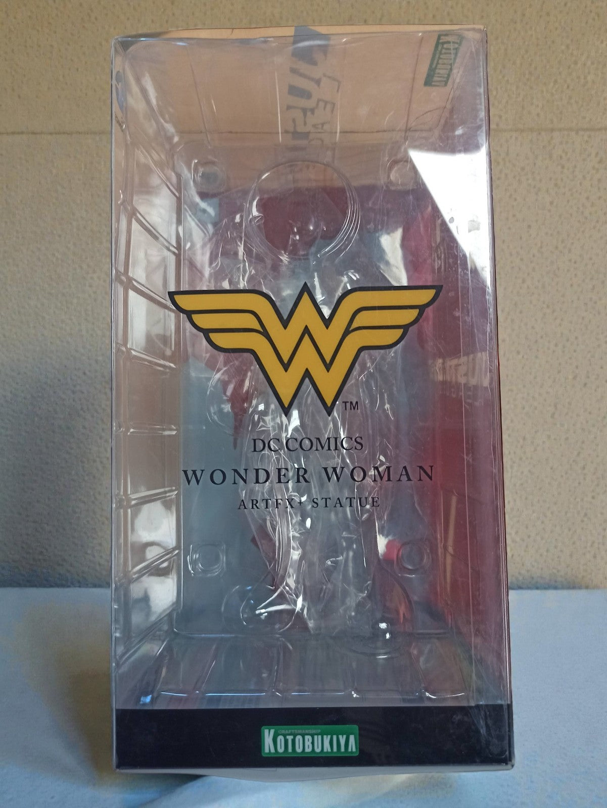 Boîte vide originale Kotobukiya pour figurine Wonder Woman, emballage d'origine
