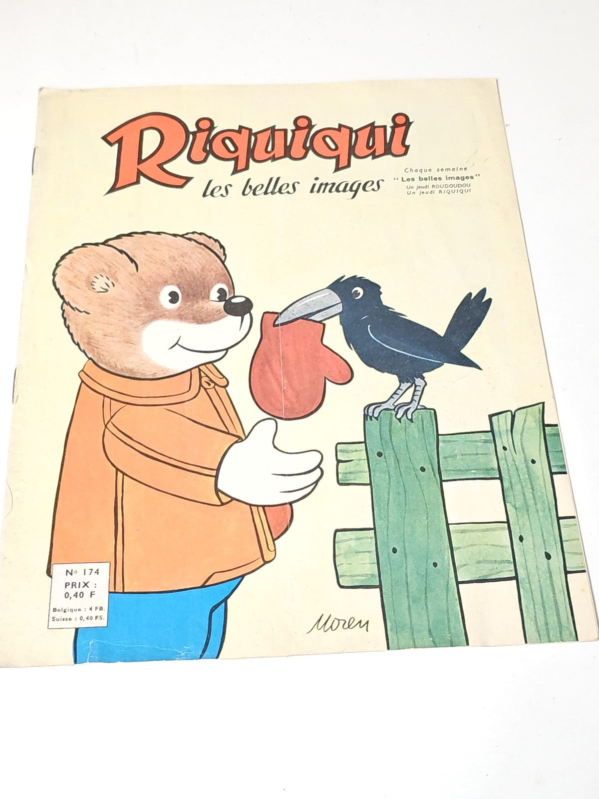 Livre journal ancien Riquiqui Les Belles Images vintage rétro collection enfant