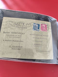 Ancienne enveloppe oblitérée Le Puy-en-Velay 1948 timbres RF philatélie collecti