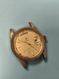 Montre homme vintage Chatom ancienne, montre-bracelet rétro à restaurer collecti