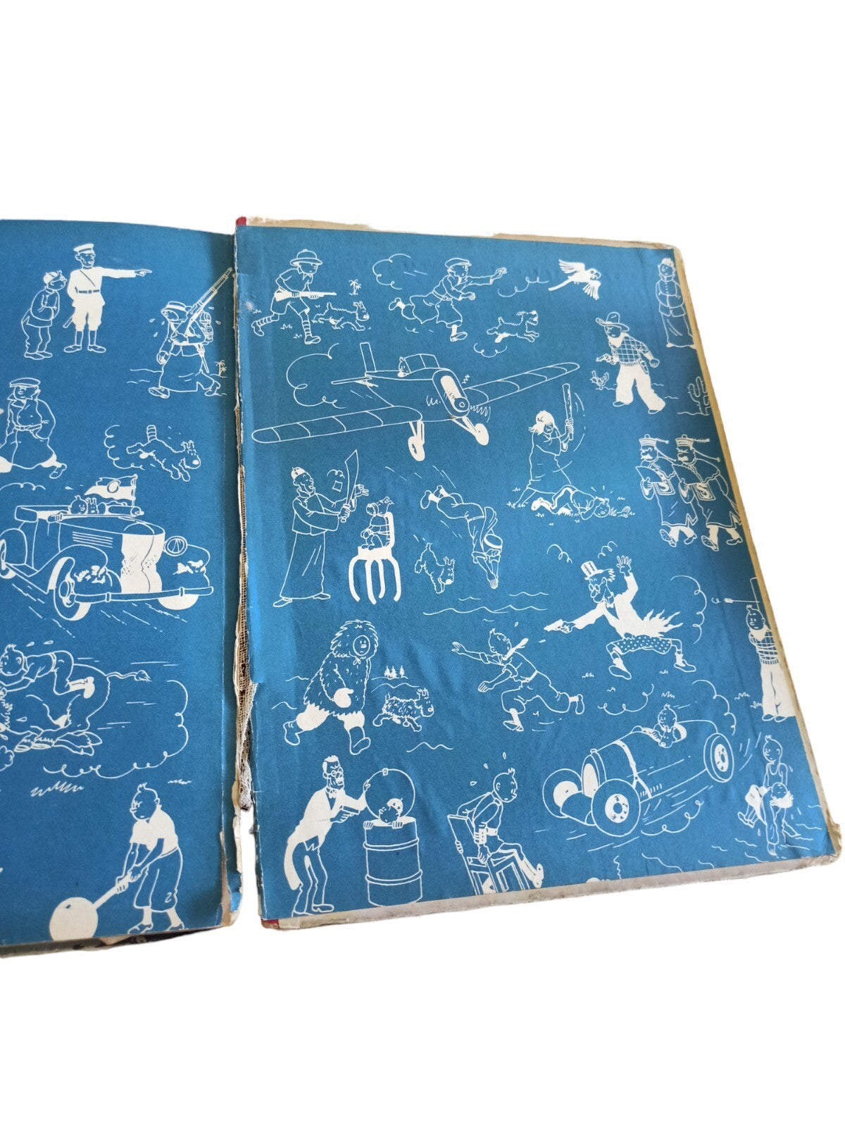 BD Tintin On a marché sur la Lune Casterman 1954 ancienne édition rare