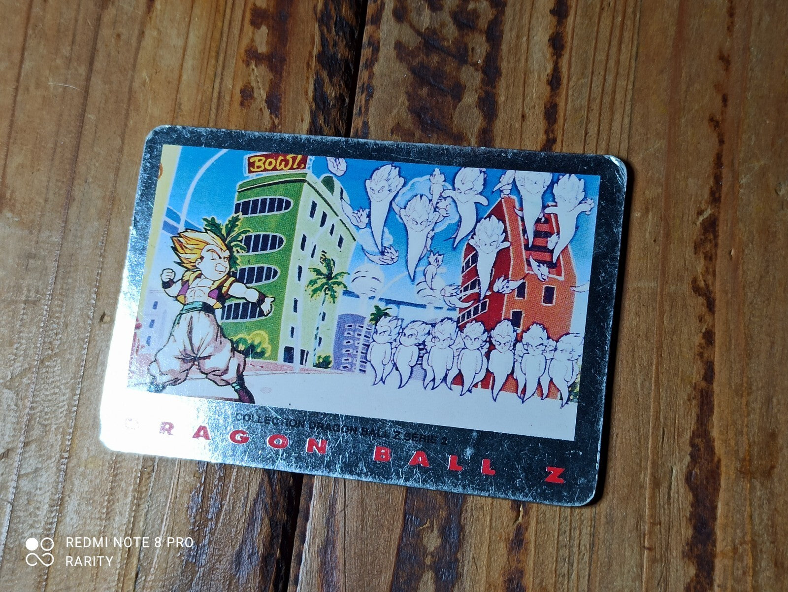 Carte Dragon Ball Z Carddass vintage Série 1 effet brillant – Gotenks Boo DBZ