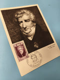 Enveloppe FDC premier jour Georges Cuvier 1969 timbre violet Montbéliard