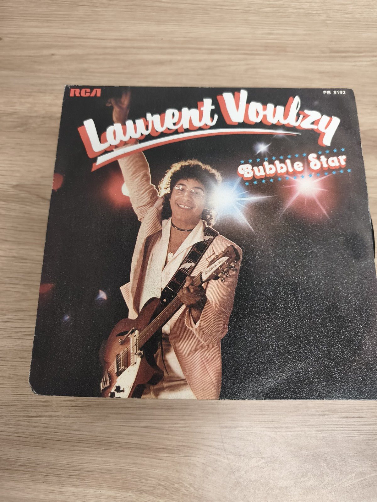 Vinyle 45 tours Laurent Voulzy Bubble Star pochette cartonnée RCA (Ref 2)