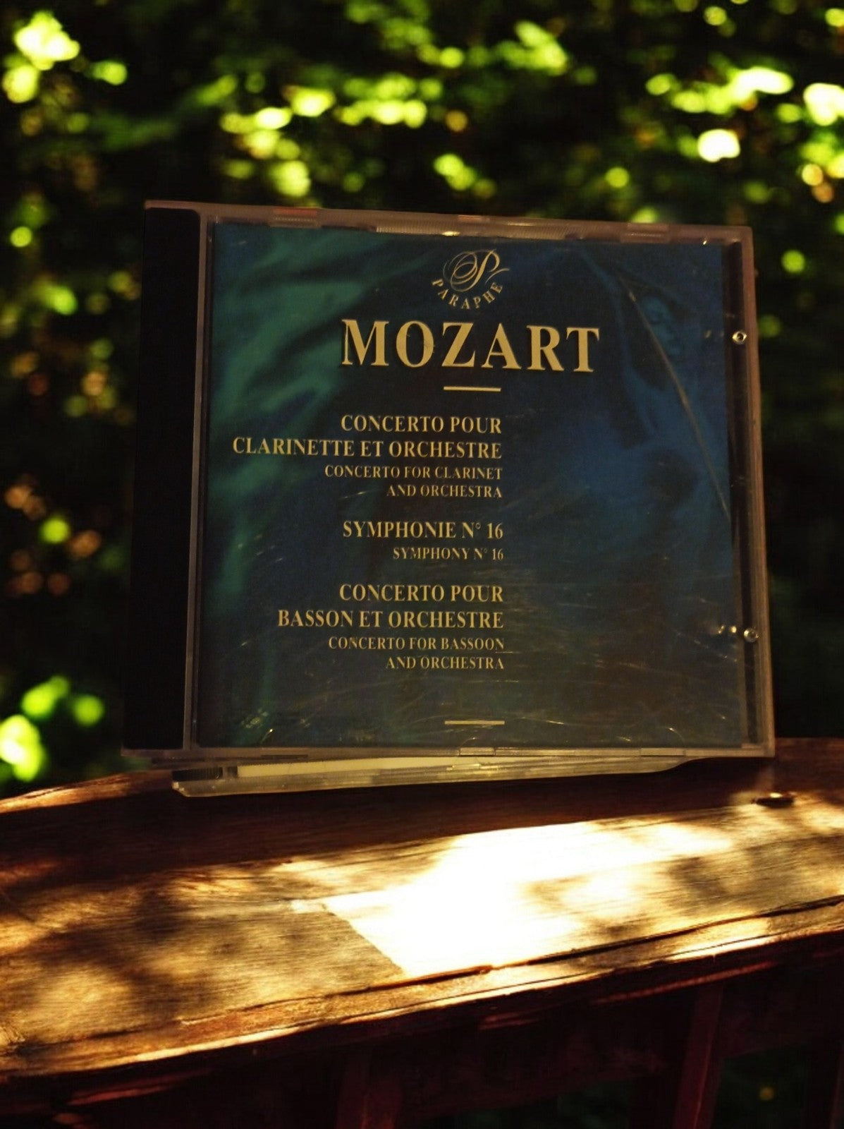 CD Mozart Concerto Clarinette Basson Symphonie 16 Paraphe Classique