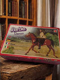 Cheval articulé Barbie Dancer vintage Mattel boîte d'origine ancien jouet rétro