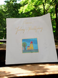 Vinyle 45T Johnny Hallyday Laura pochette blanche dessin vintage rare