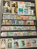 Lot de timbres variés Hongrie Magyar Posta thèmes animaux monuments oblitérés