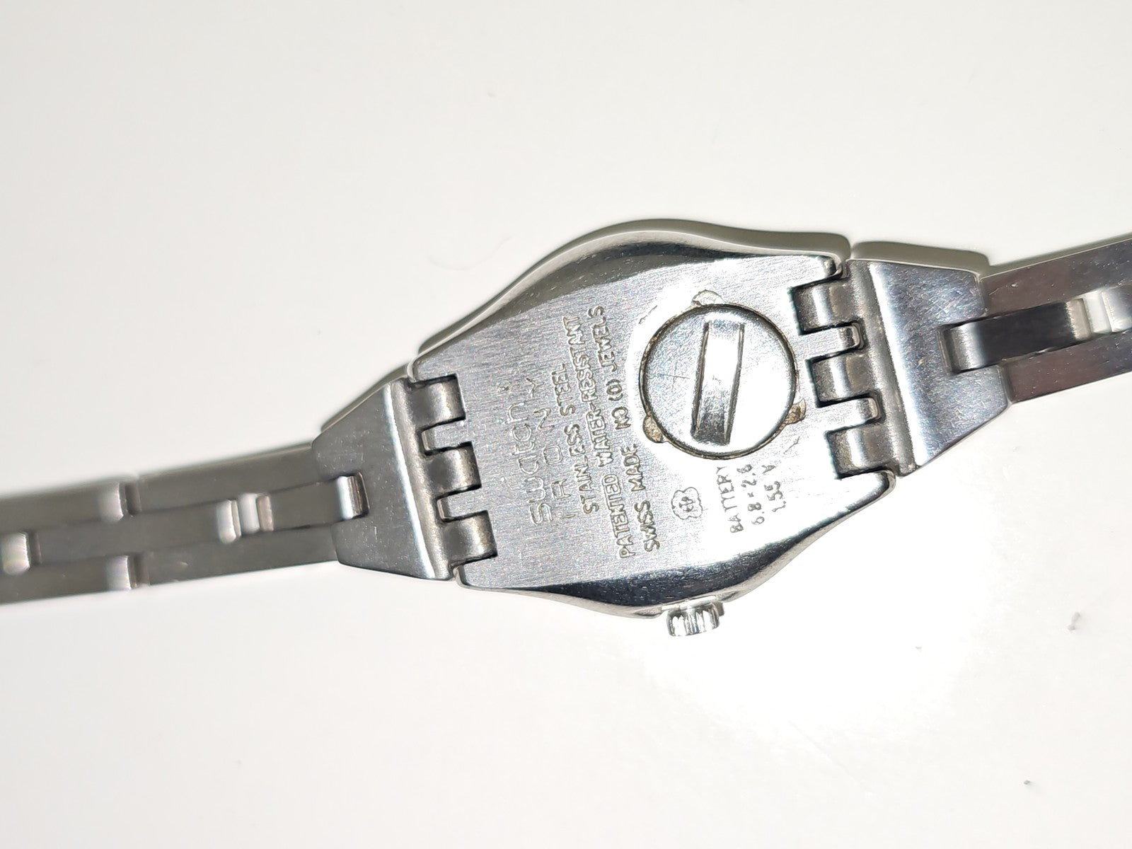 Montre Swatch Irony Audacity 1999 femme acier inoxydable, fonctionne, élégante