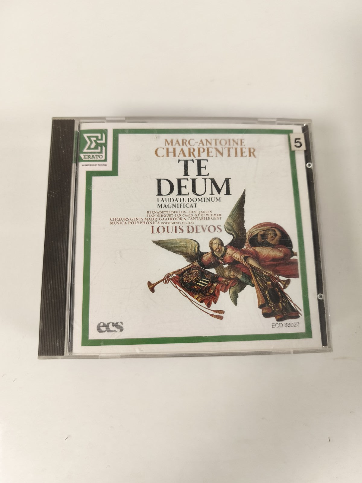 CD Marc-Antoine Charpentier Te Deum Louis Devos Musique classique Erato