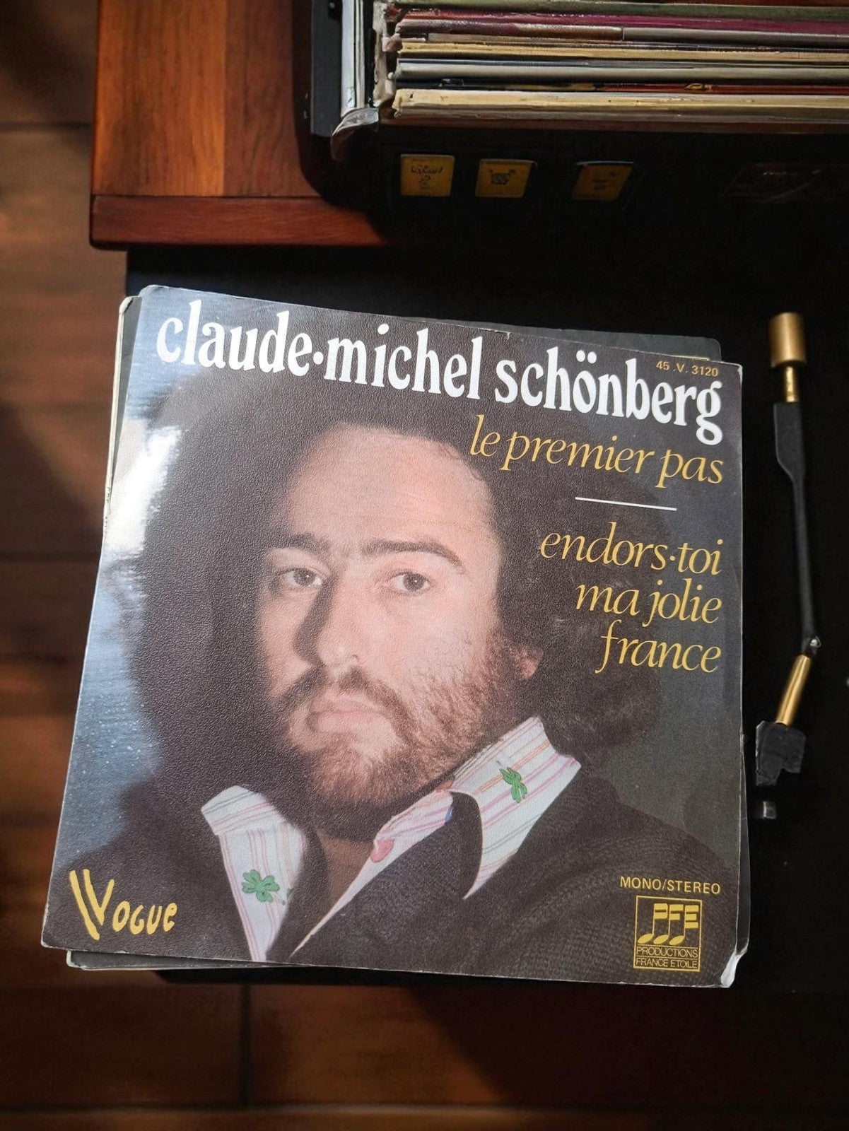 Vinyle 45 tours Claude-Michel Schönberg Vogue ancien rétro, disque vintage