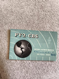 Carte QSL radio vintage PY2 CBS São Paulo Brésil ancienne radioamateur