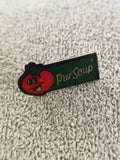 Pin's publicitaire vintage Pur Soup' tomate, badge ancien années 90 (Ref 6)