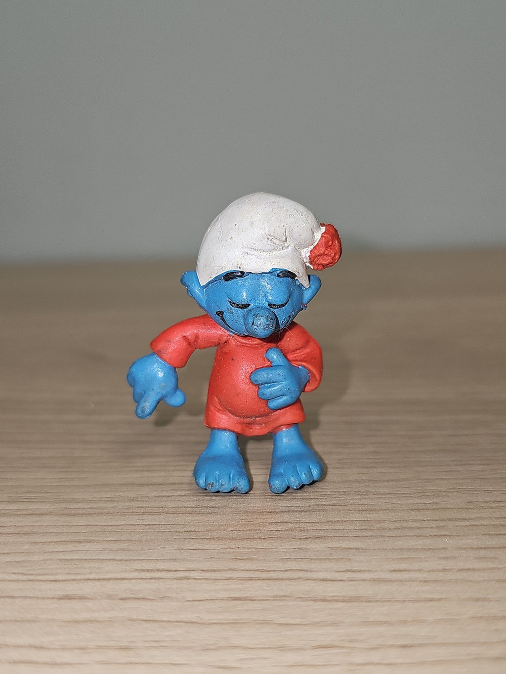 Jouet ancien figurine Schtroumpf rétro vintage, personnage bande dessinée collec